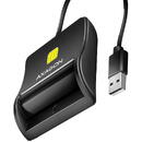 CRE-SM3N, USB-A, Cititor de carduri Smart Card FlatReader