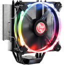 Raijintek Leto Pro CPU Cooler, black, RGB-LED - 120mm