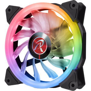 Ventilator Raijintek IRIS 14 Rainbow RGB LED Fan, 2pcs set including Controller - 140mm