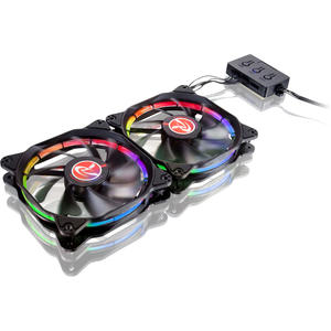 Ventilator Raijintek Auras 14 RGB LED Fan, 2pcs Set - 140mm