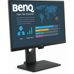 Monitor BenQ BL2480T, 23.8", IPS, Full HD, VGA, HDMI, DisplayPort, 5 ms, Difuzoare, Negru