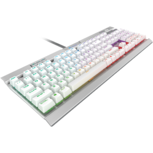 Corsair K70 RGB MK.2 SE Mechanical Gaming Keyboard - Cherry MX Speed, Silver, NA