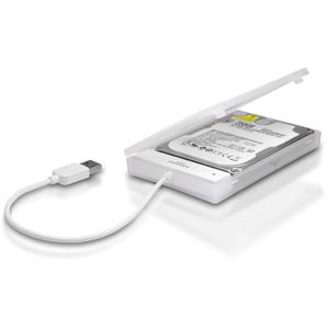 AXAGON Rack Extern ADSA-1S, USB 2.0, SATA, HDD Adaptor Extern, 2.5", Alb