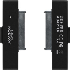 AXAGON Rack Extern ADSA-1S6, USB 3.0,  SATA 6G UASP, HDD Adaptor Extern, 2.5", Negru