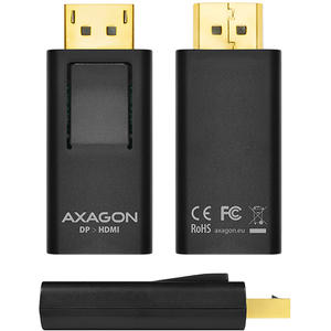 AXAGON RVD-HI, Adaptor DisplayPort la HDMI, Adaptor MINI, FullHD