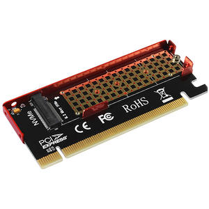 Adaptor Intern AXAGON PCEM2-S, PCI-E 3.0 16x - M.2, SSD NVMe, Suport SSD pana la 80 mm, low profile, Radiator Inclus