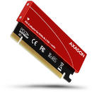 Adaptor Intern AXAGON PCEM2-S, PCI-E 3.0 16x - M.2, SSD NVMe, Suport SSD pana la 80 mm, low profile, Radiator Inclus