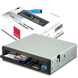 AXAGON CRI-S3, Cititor carduri intern 3.5" USB 3.0 la 5-slot Card Reader ALL-IN-ONE