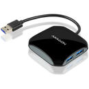 HUE-S1B, 4x USB3.0, QUATTRO, Negru
