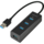 Hub AXAGON Hub USB HUE-S2B, 4x USB3.0, Cu posibilitate incarcare, Conector de incarcare Micro-USB