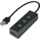 Hub AXAGON HUE-S2B, 4x USB3.0, Cu posibilitate incarcare, Conector de incarcare Micro-USB