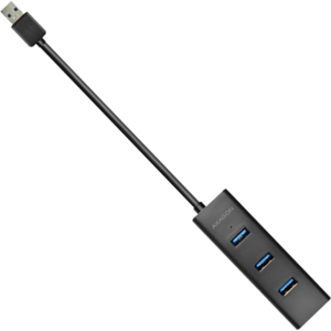 Hub AXAGON HUE-S2B, 4x USB3.0, Cu posibilitate incarcare, Conector de incarcare Micro-USB