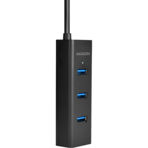 Hub AXAGON HUE-S2B, 4x USB3.0, Cu posibilitate incarcare, Conector de incarcare Micro-USB