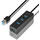 Hub AXAGON Hub USB HUE-S2BL 4x USB3.0 Charging Hub, cablu 120 cm, port incarcare Micro USB