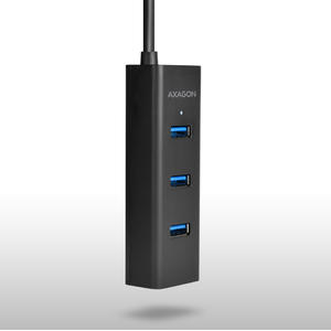 Hub AXAGON Hub USB HUE-S2BL 4x USB3.0 Charging Hub, cablu 120 cm, port incarcare Micro USB