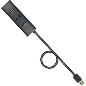 Hub AXAGON HUE-S2BP 4x USB3.0, Charging Hub, Cablu 120 cm, Conector incarcare MicroUSB, Include adaptor alimentare