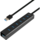 Hub AXAGON Hub USB HUE-SA7BP, 7x USB3.0, Aluminiu, Charging Hub,  include adaptor alimentare, Negru