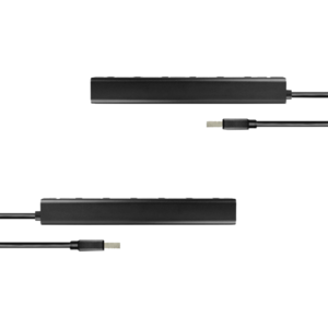 Hub AXAGON Hub USB HUE-SA7BP, 7x USB3.0, Aluminiu, Charging Hub,  include adaptor alimentare, Negru