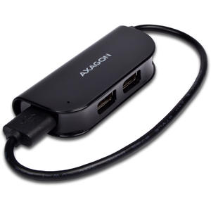 Hub AXAGON Hub USB HUE-X4B, 4x USB2.0,  Negru