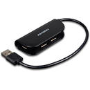 Hub USB HUE-X4B, 4x USB2.0,  Negru