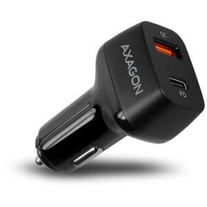 AXAGON PWC-PDQ, Incarcator masina 1x QC3.0 + 1x PD USB-C, 45W, Negru