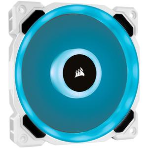 Ventilator Corsair LL Series, LL120 RGB White, 120mm Dual Light Loop RGB LED PWM Fan, 3 Fan Pack with Lighting Node PRO CO-9050092-WW