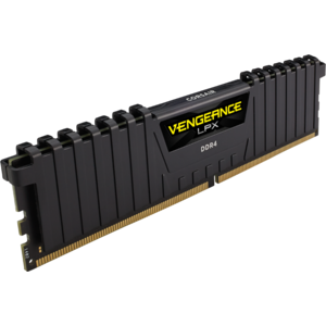 Corsair Memorie DDR4, 16GB, KIT 2x8GB, 3600MHz, C18, 1.35V, XMP, Negru, VENGEANCE LPX