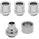 Set 4 Fitting-uri Compresie Hydro X Series XF Compression 10/13mm (3/8" / 1/2") ID/OD, Chrom