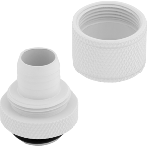 Corsair Set 4 Fitting-uri Compresie Hydro X Series XF Compression 10/13mm (3/8" / 1/2") ID/OD, Alb