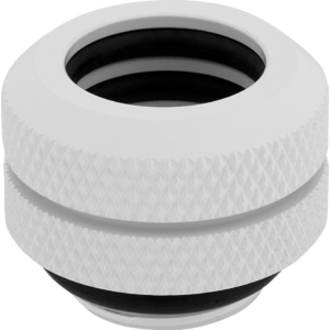 Corsair Hydro X Series XF Hardline 12mm OD Fittings Four Pack White