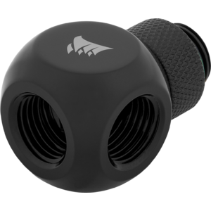 Corsair Hydro X Series XF Racord tip Y Rotativ - Negru