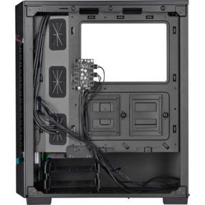 Corsair iCUE 220T RGB Airflow Tempered Glass Mid-Tower Smart Case — Negru