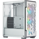 iCUE 220T RGB Airflow Tempered Glass Mid-Tower Smart Case — Alb