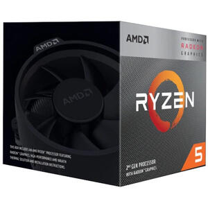 Procesor AMD Ryzen 5 3400G, 3700MHz, 4MB cache, Socket AM4, Box