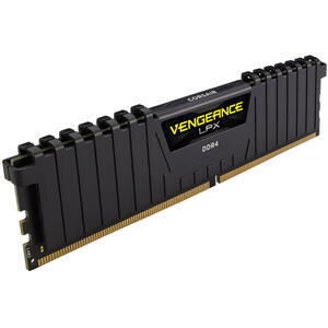 Corsair Memorie DDR4, 64GB, KIT 2x32GB, 3000MHz, C16, 1.35V, Negru, VENGEANCE LPX