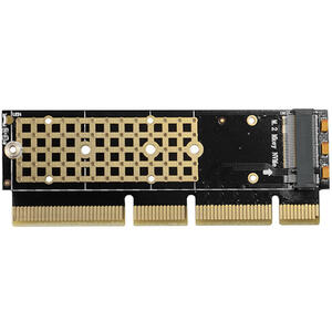 AXAGON Adaptor NVME PCEM2-1U, PCI-E 3.0 16x - M.2 SSD NVMe, SSD pana la 80 mm, low profile 1U