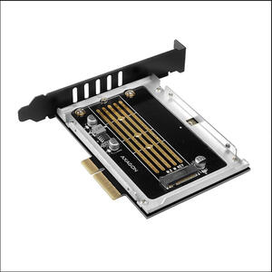AXAGON Adaptor Intern PCEM2-NC, PCI-E 3.0 4x - M.2 SSD NVMe, Suport SSD pana la 80 mm + Cooler Pasiv
