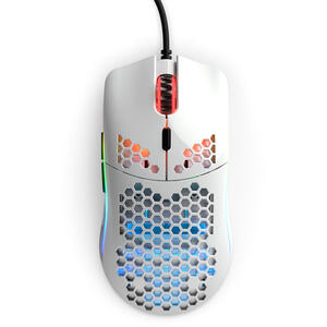 Glorious Mouse Gaming  Model O, RGB, 12000 DPI, 68g, 6 butoane, Alb Lucios