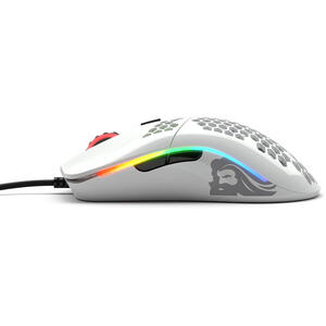 Glorious Mouse Gaming  Model O, RGB, 12000 DPI, 68g, 6 butoane, Alb Lucios
