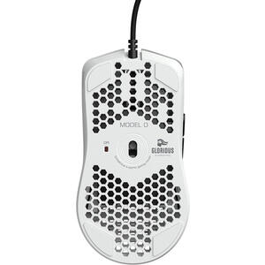 Glorious Mouse Gaming  Model O, RGB, 12000 DPI, 68g, 6 butoane, Alb Lucios