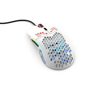 Glorious Mouse Gaming  Model O, 12000 DPI, 67g, 6 butoane, Alb Mat