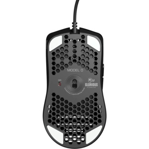 Glorious Mouse Gaming  Model O Minus, 12000 DPI, 59g, 6 butoane, Negru Lucios