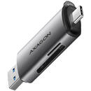 Cititor carduri CRE-SAC, USB 3.2 Gen1 Tip C+Tip A la SD/microSD