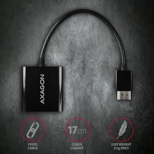 AXAGON RVH-VGAN, Adaptor HDMI la VGA FullHD, Audio OUT