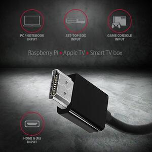 AXAGON RVH-VGAN, Adaptor HDMI la VGA FullHD, Audio OUT