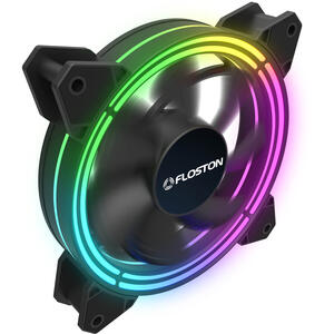 Ventilator Floston HALO RGB RAINBOW LED3xfan KIT