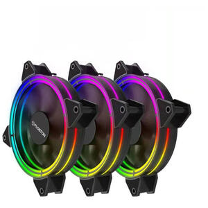 Ventilator Floston HALO RGB RAINBOW PWM LED3xfan KIT