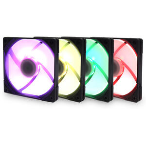 Ventilator Scythe Kaze Flex 120 mm Slim RGB PWM Fan 300-1200 rpm