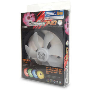 Ventilator Scythe Kaze Flex 140 mm Square RGB PWM Fan 300-1200 rpm