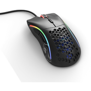 Glorious PC Gaming Race Mouse Model D, 12000 DPI, 69 grame, 6 butoane, USB 2.0, Negru mat